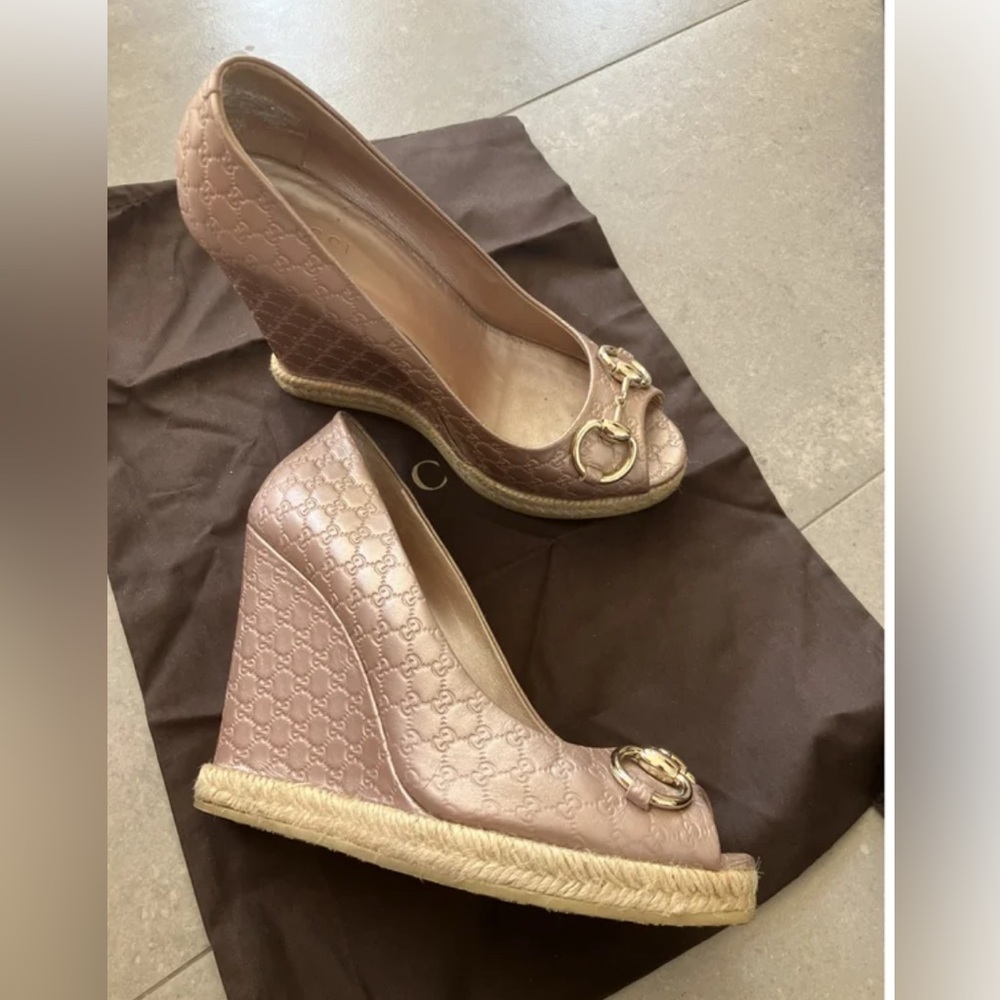 Gucci wedges